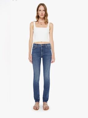 MOTHER The Dazzler Ankle Jeans - Stone Blue - Style 1686 - Size 26